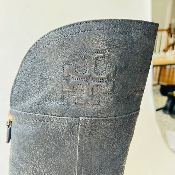Tory Burch Simone over the knee boots, Black, Size 8.5 - Picture 4 of 16